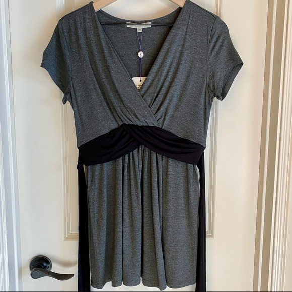 Kimi + Kai Maternity Babydoll Tunic Top Shirt (XS) - Picture 3 of 8